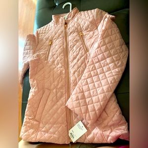 Beautiful brand new with tags, never worn, pink girls coat.